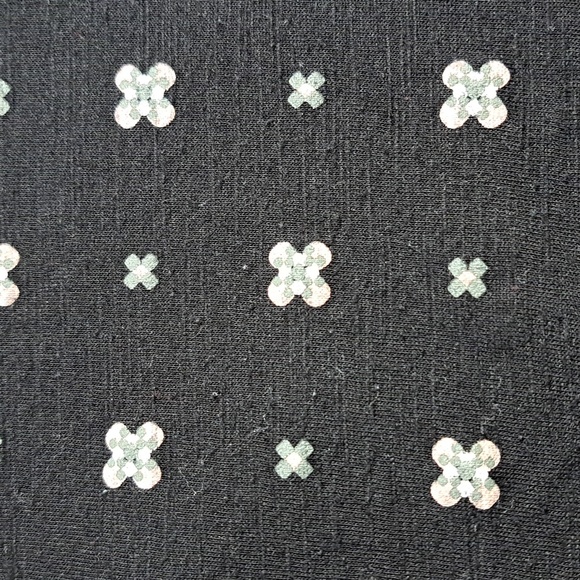 Penningtons In Every Story Black Pink Floral Shortsleeve Tee Peplum VG 4X - Picture 6 of 11